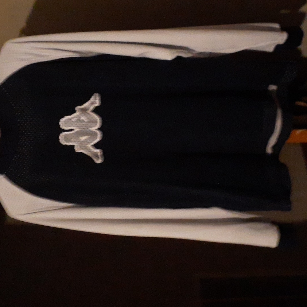 Kappa jersey XL with the big logo. Blue with white sleeves.